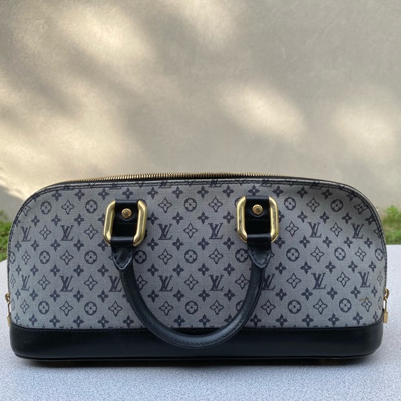 Louis Vuitton Gray Monogram Mini Lin Alma Long Bag - Picture 7 of 10